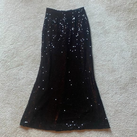 Sequins Long Skirt - Picture 1 of 9